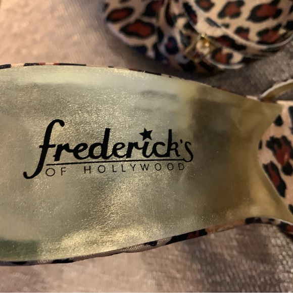 Frederick’s of Hollywood Animal Print Heels - Picture 7 of 12